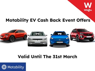 Motability EV Cash Back Event Offers