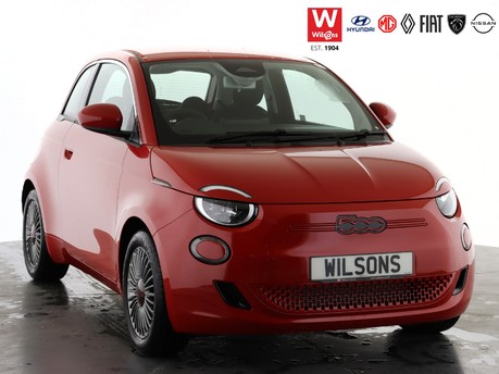 Fiat 500e 500 87kW Red 42kWh 3dr Auto Hatchback