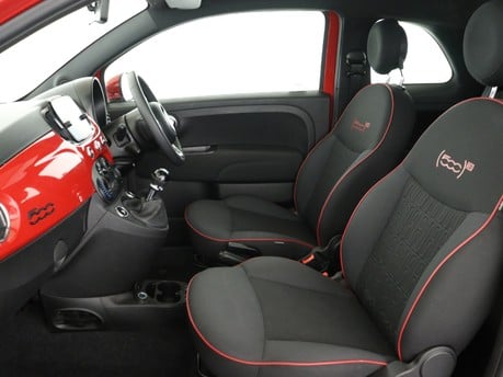 Fiat 500 1.0 Mild Hybrid Red 3dr Hatchback 10