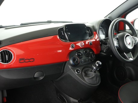 Fiat 500 1.0 Mild Hybrid Red 3dr Hatchback 11