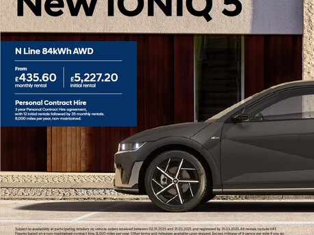 Hyundai IONIQ 5 Ioniq 5 168kW N Line 84 kWh 5dr Auto Hatchback