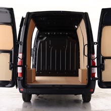 renault master lwb - rear view with open doors
