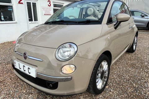 Fiat 500 LOUNGE AUTOMATIC. CONVERTIBLE.. 7 SERVICES..BLUE AND ME.£20 ROAD TAX 10