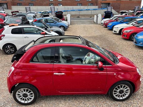 Fiat 500 1.2 LOUNGE CONVERTIBLE £35 ROAD TAX! 6 SERVICES!! LAST OWNER SINCE 2015