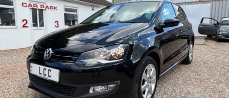 Volkswagen Polo 1.2 MATCH 60BHP..1 OWNER..9 SERVICES..AIR CON..IN BLACK..STUNNING EXAMPLE 1