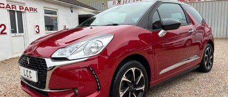 DS DS 3 PURETECH ELEGANCE S/S..ONLY 1 OWNER.. 5 SERVICES.. £20 TAX ! APPLE CAR PLAY 1