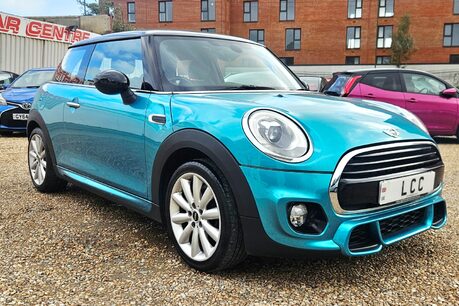 Mini Hatch COOPER 1.5 3 door LOOK! JUST 46000 MILES! SERVICE HISTORY! AQUA BLUE!
