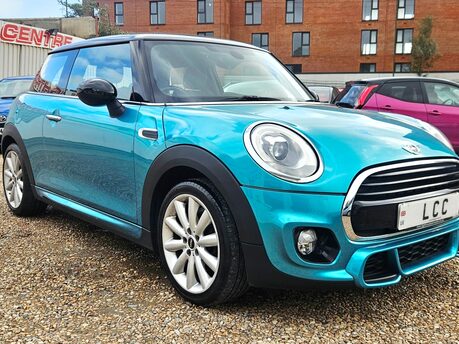 Mini Hatch COOPER 1.5 3 door LOOK! JUST 46000 MILES! SERVICE HISTORY! AQUA BLUE!