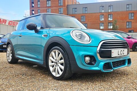 Mini Hatch COOPER 1.5 3 door LOOK! JUST 46000 MILES! SERVICE HISTORY! AQUA BLUE! 3