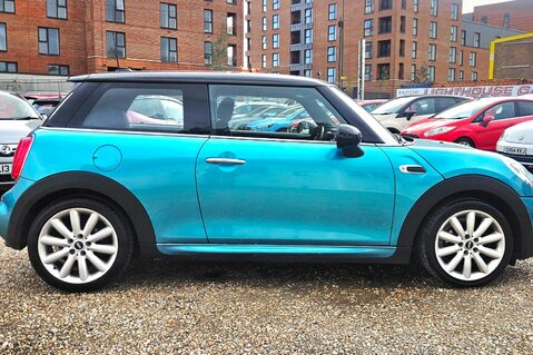 Mini Hatch COOPER 1.5 3 door LOOK! JUST 46000 MILES! SERVICE HISTORY! AQUA BLUE! 12