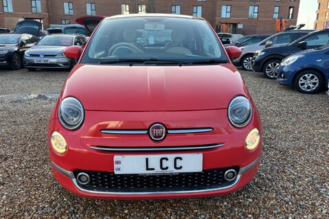Fiat 500 1.2 LOUNGE LOOK! JUST 62000 MILES! 1 PREVIOUS KEEPER! GLASS ROOF ,BLUETOOTH 3