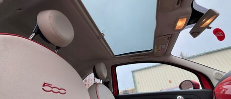 Fiat 500 1.2 LOUNGE LOOK! JUST 62000 MILES! 1 PREVIOUS KEEPER! GLASS ROOF ,BLUETOOTH 1