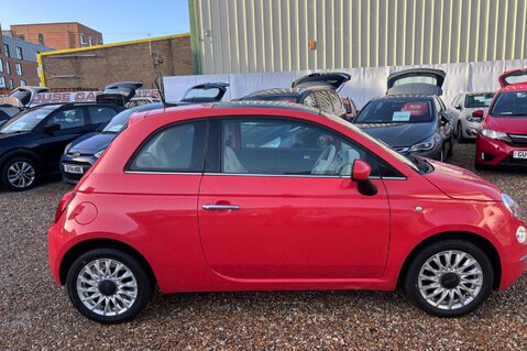 Fiat 500 1.2 LOUNGE LOOK! JUST 62000 MILES! 1 PREVIOUS KEEPER! GLASS ROOF ,BLUETOOTH 8