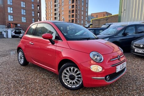 Fiat 500 1.2 LOUNGE LOOK! JUST 62000 MILES! 1 PREVIOUS KEEPER! GLASS ROOF ,BLUETOOTH