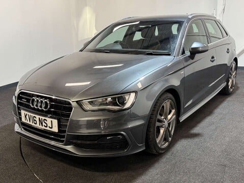 Audi A3 2.0 A3 Sportback S Line Nav TDI Quattro Semi-Auto 4WD 5dr 1