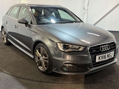 Audi A3 2.0 A3 Sportback S Line Nav TDI Quattro Semi-Auto 4WD 5dr 10