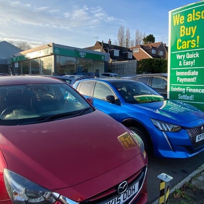 Our used car showroom