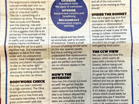 Datsun 510 1400 Bluebird 67