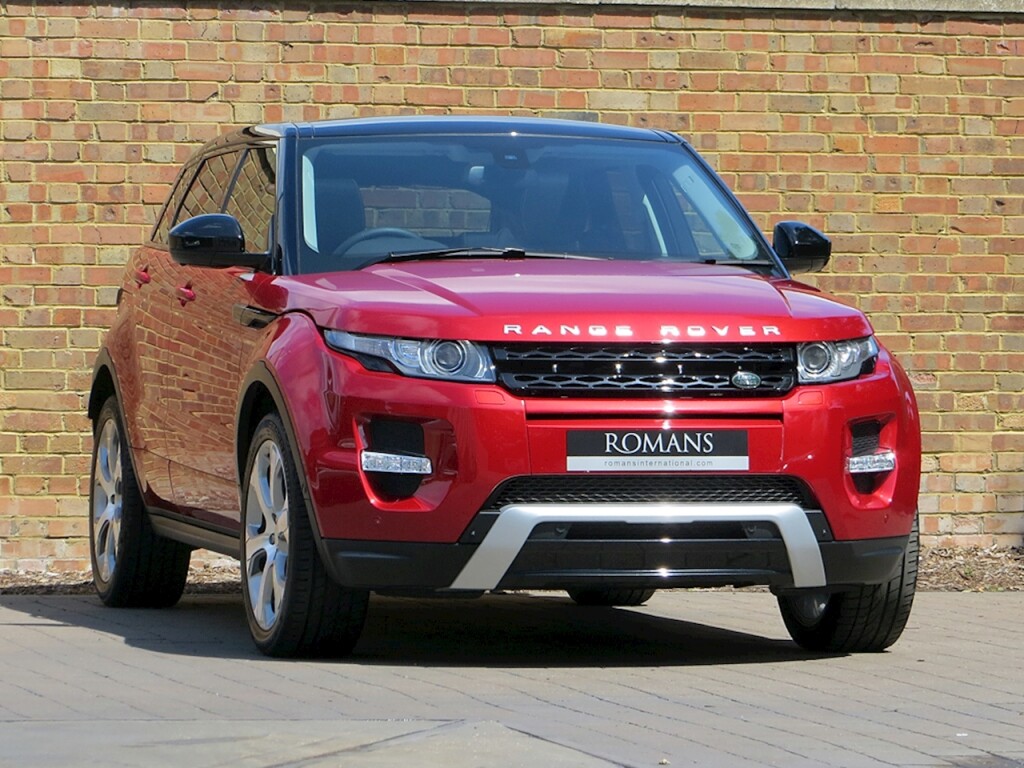 Металлическая модель машины Welly Land Rover Range Rover Evoque красный