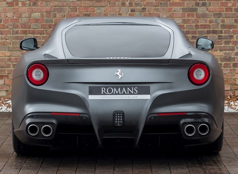 Ferrari F12 Wrapped Ember Black Front Angle - Reforma UK