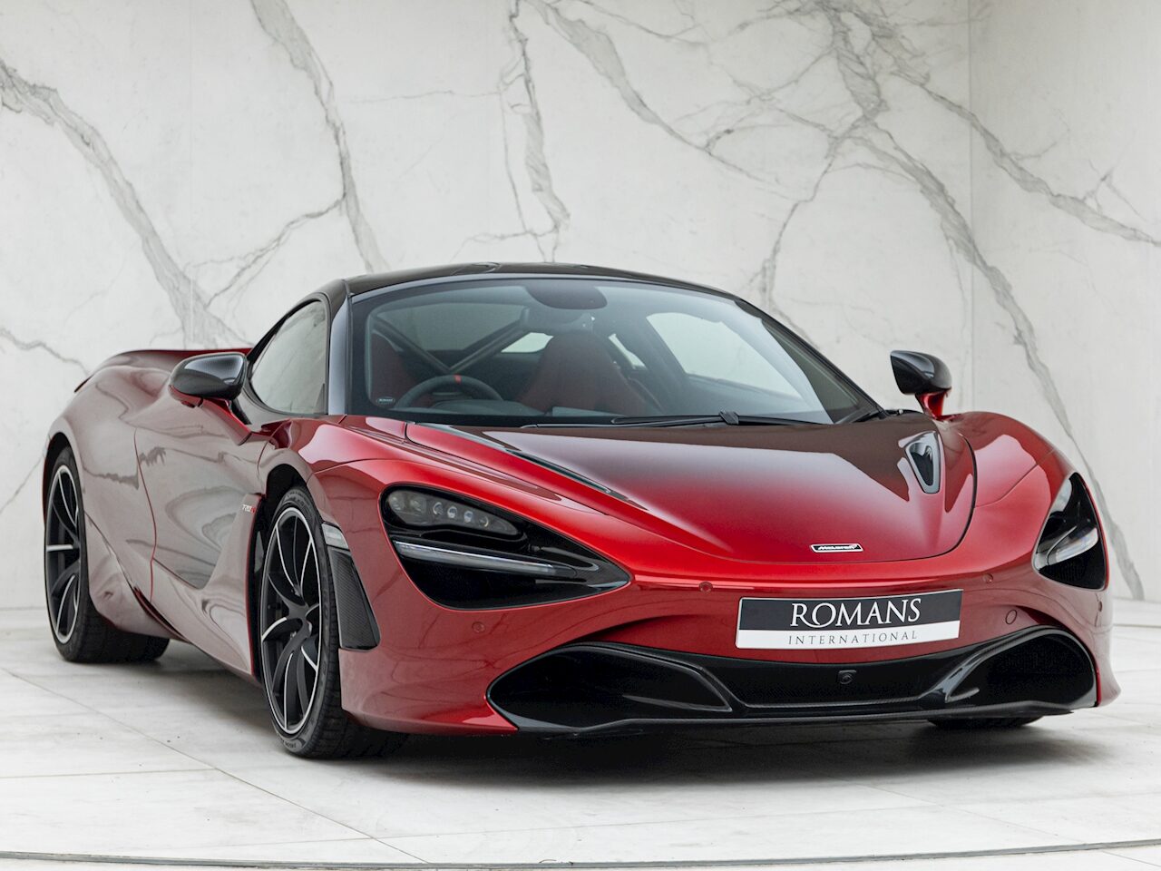 720s black and red