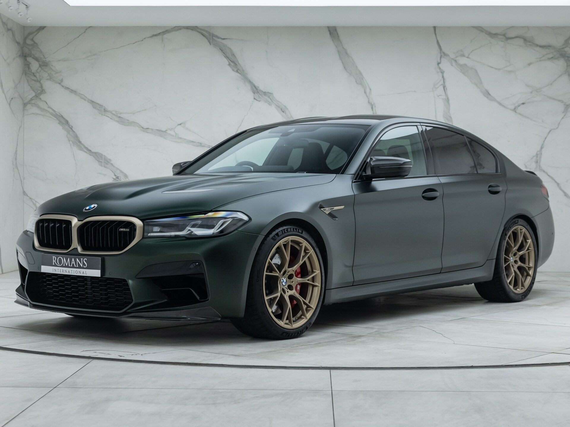 Used BMW M5 CS for sale | Individual Frozen Deep Green Metallic