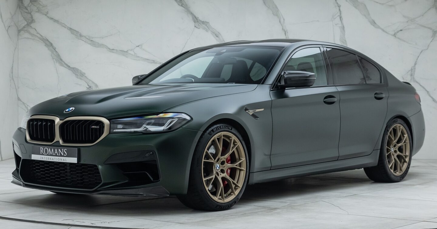Used BMW M5 CS for sale | Individual Frozen Deep Green Metallic