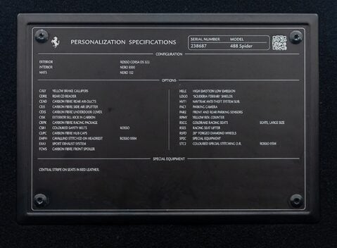 Ferrari 488 SPIDER 41