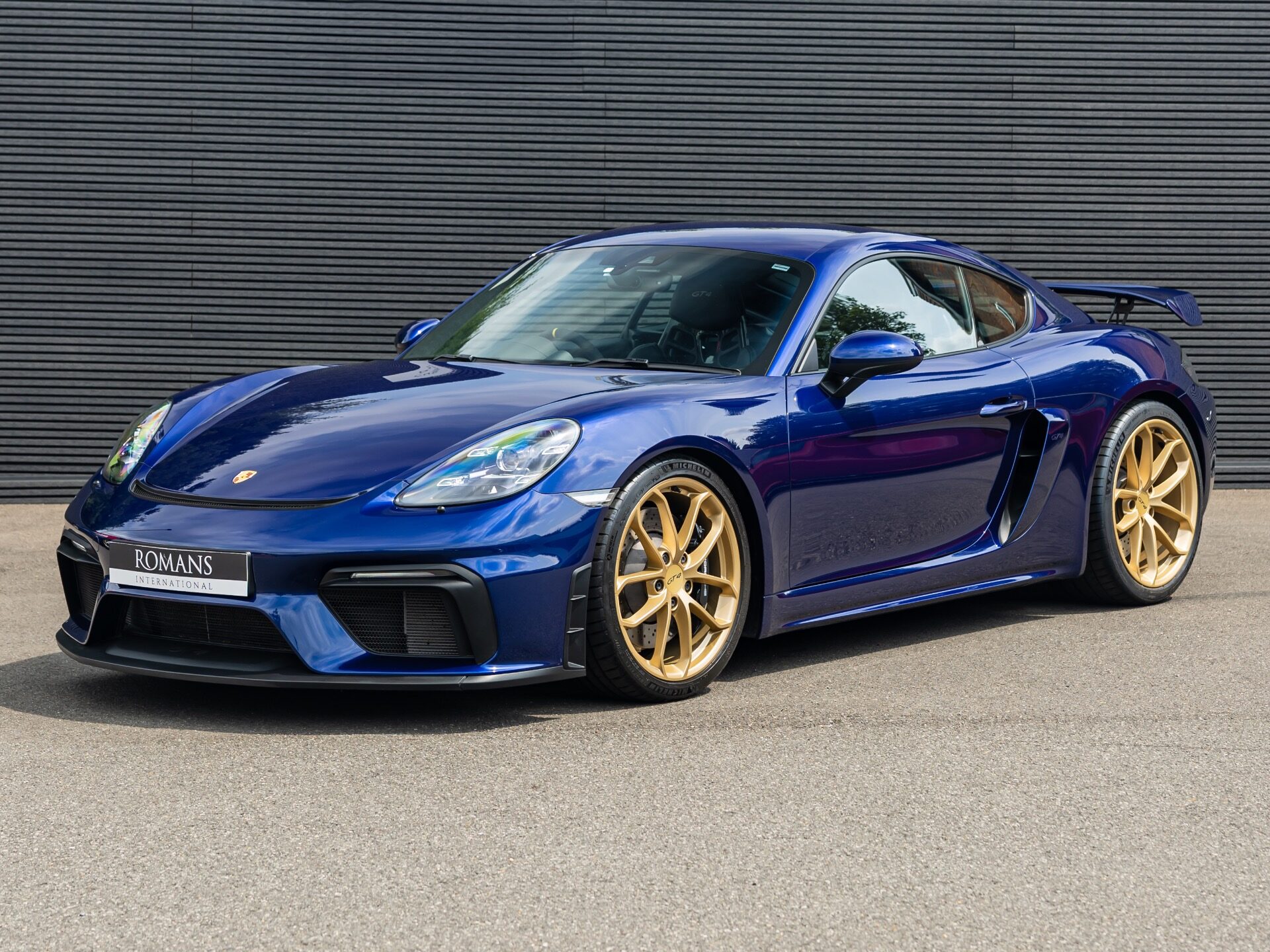 Used Porsche Cayman GT4 (718) for sale | Gentian Blue Metallic