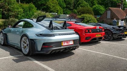 Romans International Convoy to Goodwood Breakfast Club Supercar Sunday 12