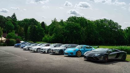 Romans International Convoy to Goodwood Breakfast Club Supercar Sunday 13