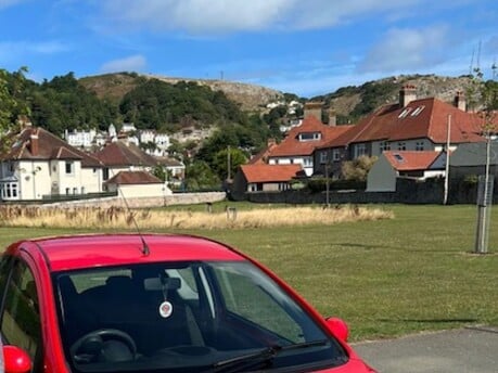 A delivery to sunny Llandudno