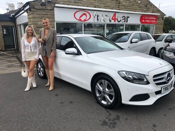 Collette is over the moon with her Mercedes