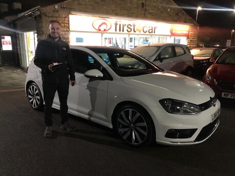 Billy loves his VW!