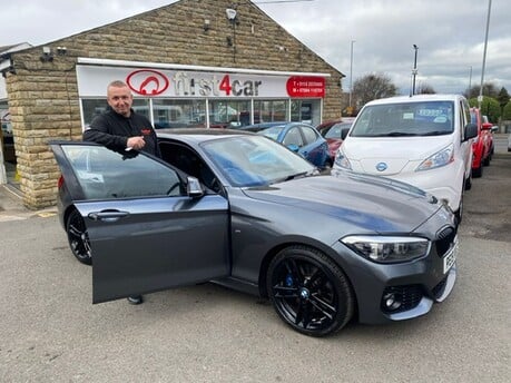 Steve and his new BMW