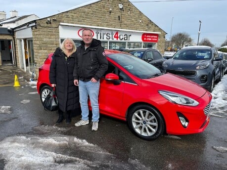 Amanda and her new fiesta