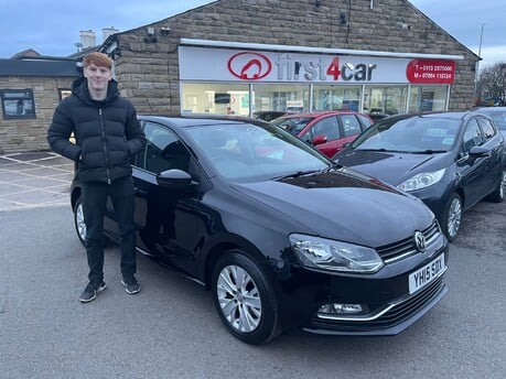 Lucas picking up his first car