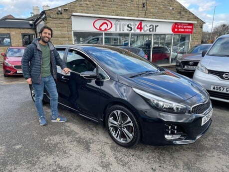 Jazz collecting his new Kia