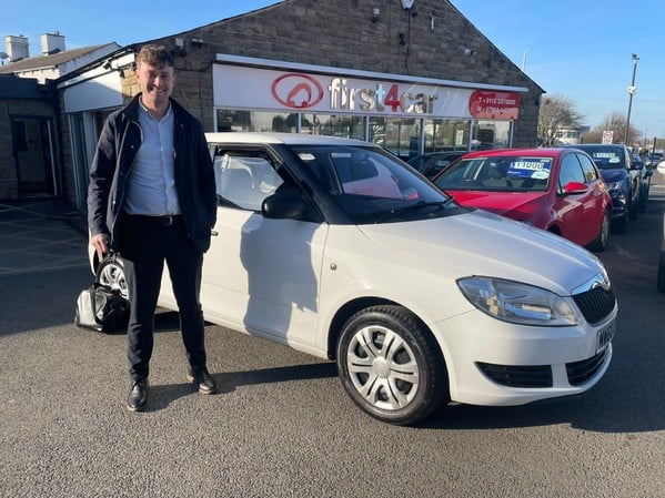 Alex recently passed his test and collected his new car yesterday