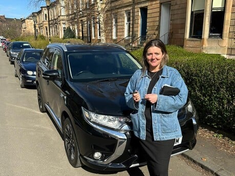 Mitsubishi Outlander delivered to Glasgow