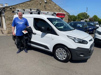 Colin picking up his new van 