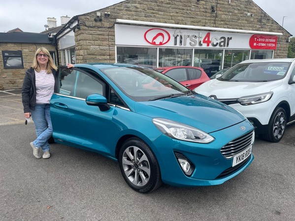 Marie and her new fiesta