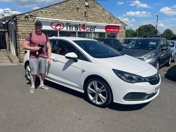 Louis from Leeds collecting his new car