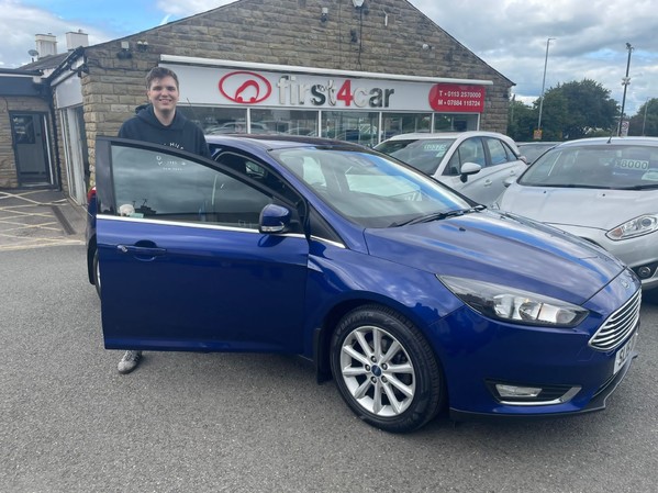 Patryk from Mexborough collecting his new Focus