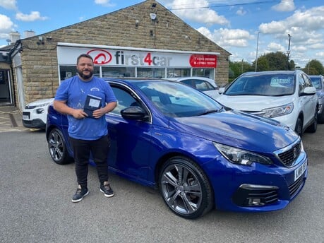 Robert from Halifax collecting his new car