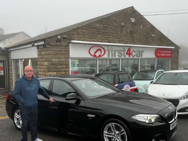 John from leeds picking up his new BMW early this morning 
