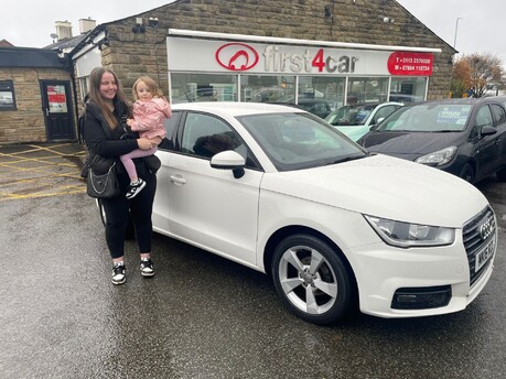 Georgia and her family from Leeds 