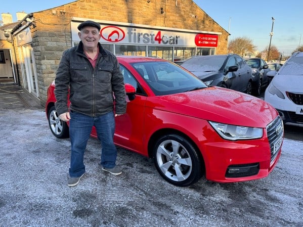 Percy from Barrow in Furness collecting his new Audi A1