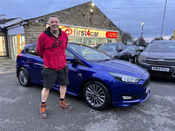 Stuart from Osset collecting his new Focus