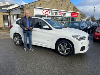 Andy from Bradford collecting his new X1